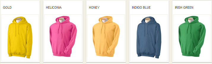hoodie colors